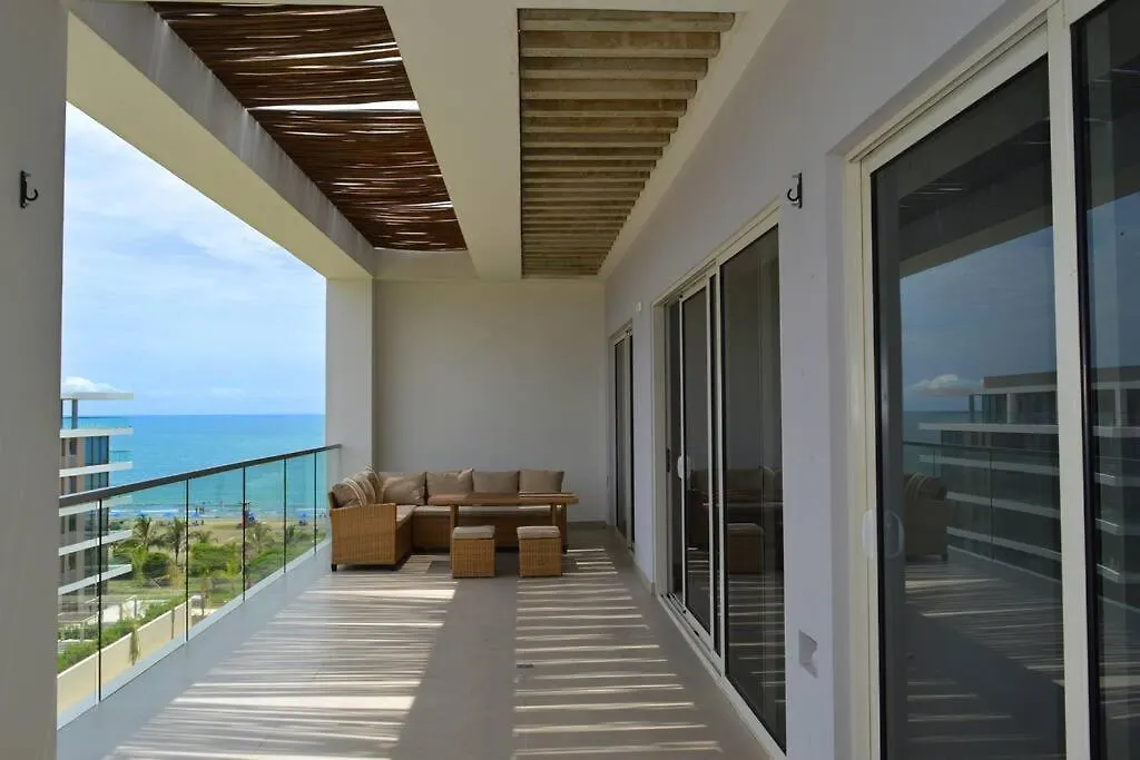 Apartmán Lujoso Penthouse - Vista Al Mar - Playa Privada Cartagena Kolumbie