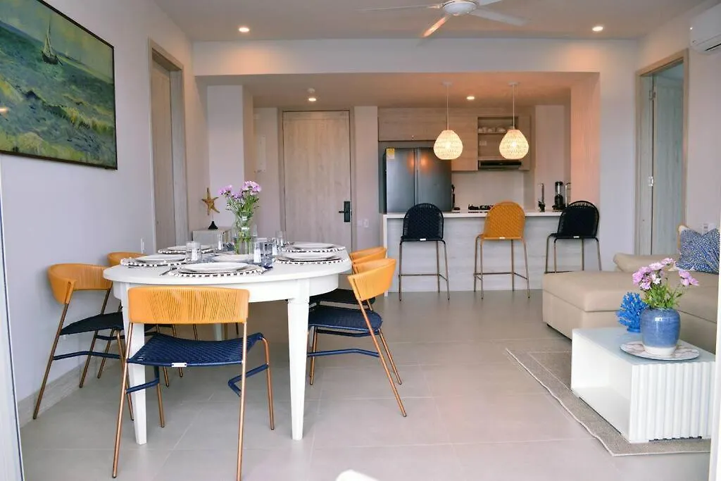Apartmán Lujoso Penthouse - Vista Al Mar - Playa Privada Cartagena Kolumbie